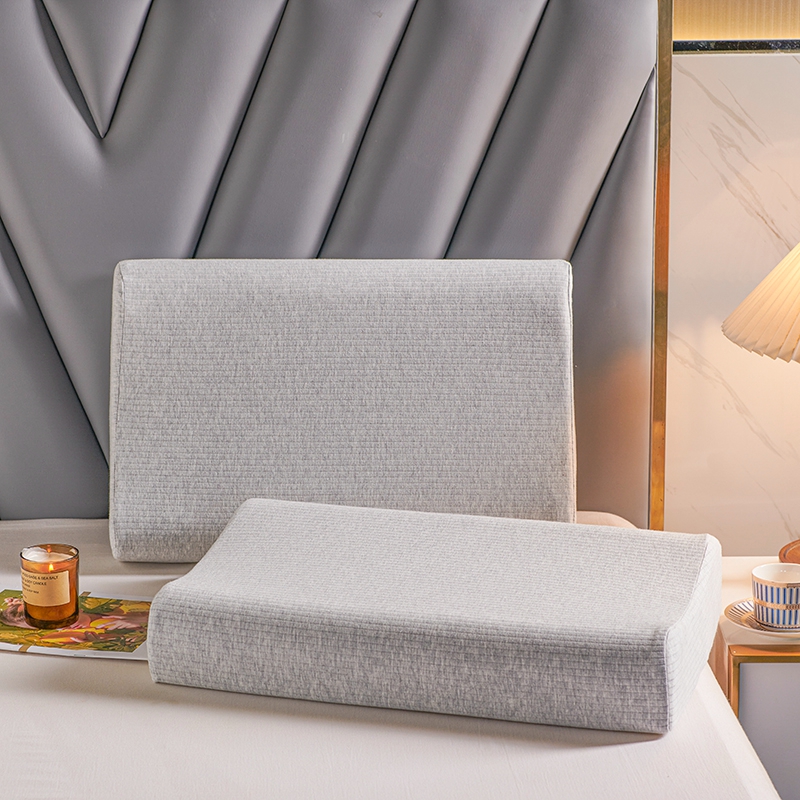 紫韵石墨烯乳胶枕 40*60CM（单位：个）灰白 钢琴白